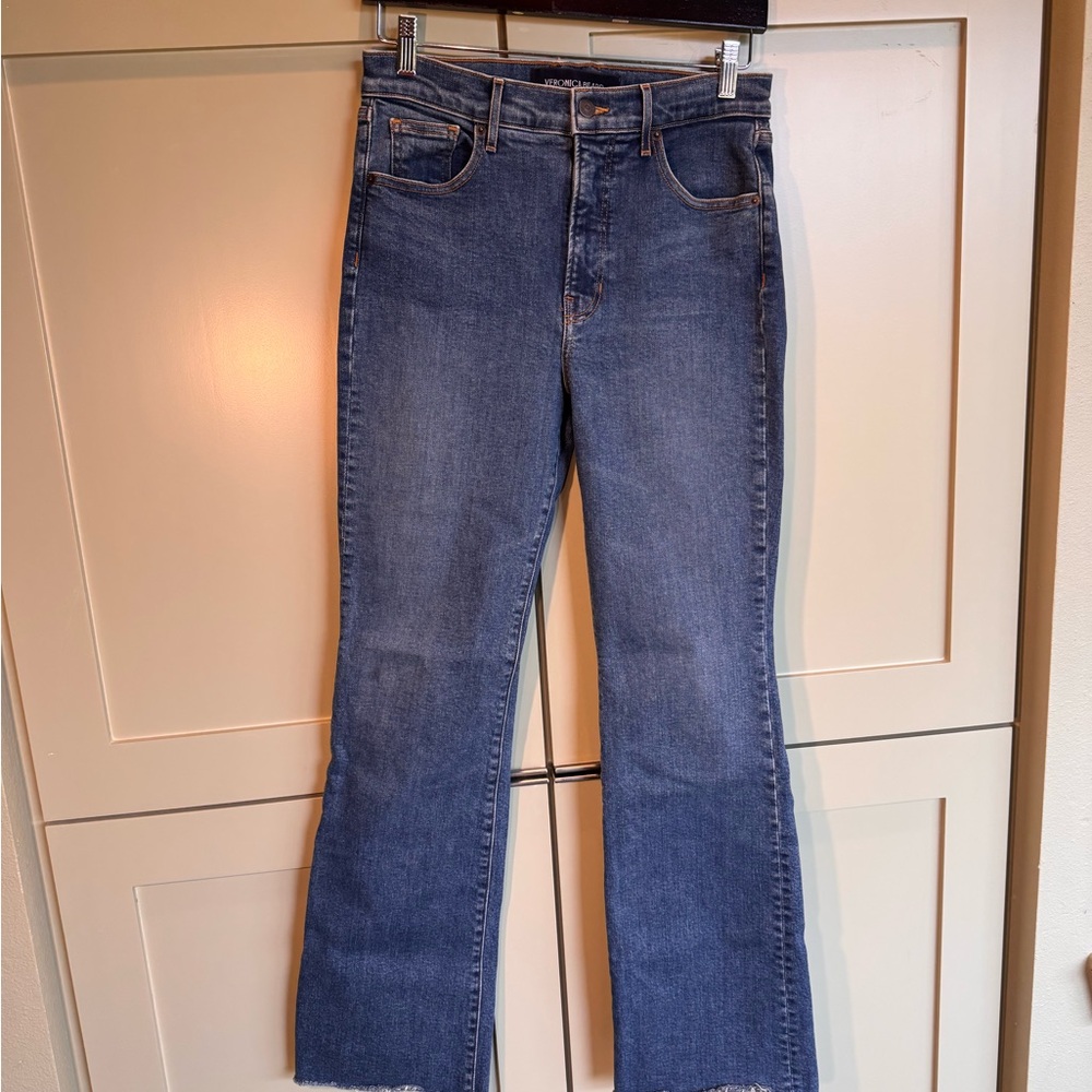 Veronica Beard Classic Blue Bootcut Jeans